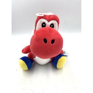 Nintendo Super Mario 8"‎ Red Yoshi Plush 2018 Nintendo AllStar Collection